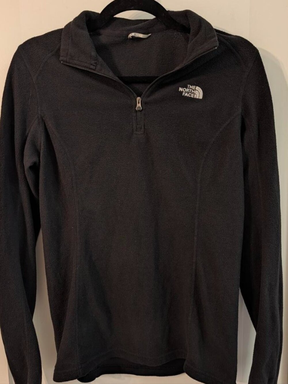 The North Face Black TKA 100 Glacier 1/4 Zip Fleece Pullover Women's XS